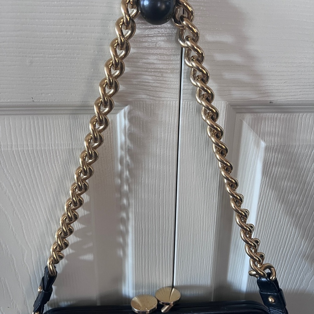 Marc Jacobs Black leather large clutch bag - Picture 6 of 8